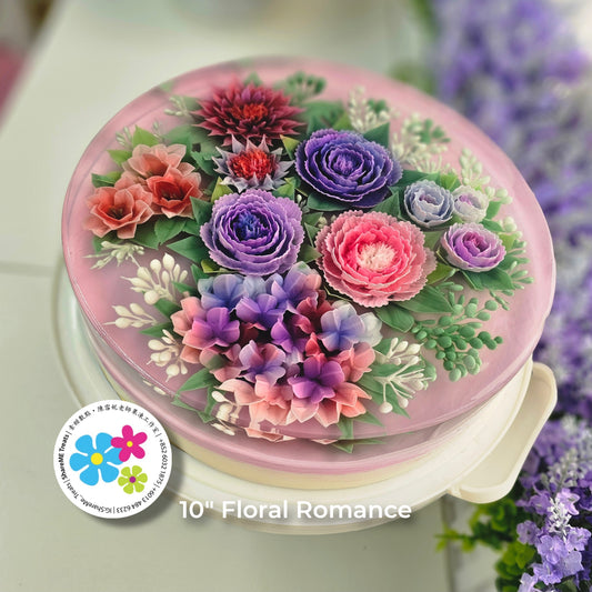 10" 3D Jelly Cake (Flowers) 3.5kg. Grand Opening Promotion