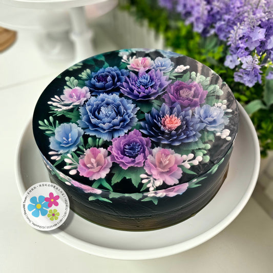 8" 3D Jelly Cake (Flowers) 2.3kg. Grand Opening Promotion