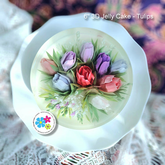 Tulips 3D Jelly Cake (Flowers)